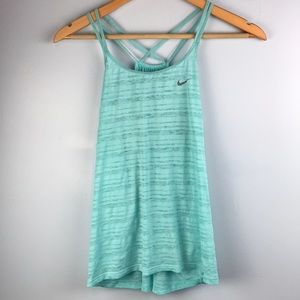 3/$14 Nike Dri-fit Teal Blue Strap Athletic Tank Top Size L